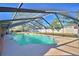 Screened pool with a spacious deck at 415 W Beacon Rd, Lakeland, FL 33803