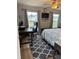 Bedroom with a desk, ceiling fan, and natural light at 5982 Crane Dr, Lakeland, FL 33809