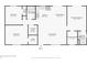 Floor plan shows dimensions of the home's layout, including bedrooms, bathrooms, kitchen, and living spaces at 5225 Golden Gate Blvd, Polk City, FL 33868