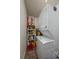 Convenient laundry room with stackable washer and dryer at 506 N Wales Dr, Lake Wales, FL 33853