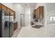 Contemporary kitchen featuring stainless appliances and ample counter space at 1365 Melrose St, Lake Alfred, FL 33850