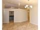 Charming dining space showing tile flooring and views to kitchen at 2556 Roslyn Ln, Lakeland, FL 33812