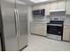 Modern kitchen with stainless steel appliances at 718 Barber Cir # 718, Lakeland, FL 33803
