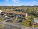 Aerial view of condo building and pool area at 6123 Topher Trl # 63C, Mulberry, FL 33860
