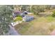 Aerial view showing home's location and yard at 110 5Th Sw St, Fort Meade, FL 33841