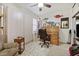 Home office featuring a roll top desk and built-in shelving at 202 Golf Aire Blvd, Winter Haven, FL 33884