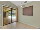 Cozy dining area with sliding glass door to the screened in pool at 3845 Garnet Dr, Mulberry, FL 33860