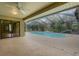 Enjoy a refreshing swim in this private screened-in pool at 3845 Garnet Dr, Mulberry, FL 33860