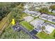 Bird's eye view of the community showcasing well-maintained properties and lush, green landscapes at 561 Cameo Dr, Lakeland, FL 33803