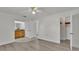 Spacious bedroom with wood-look floors and walk-in closet at 3107 Valley High Dr, Lakeland, FL 33813