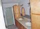 Bathroom boasts double vanities and a separate shower at 3709 Feather Dr, Lakeland, FL 33812