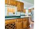 Updated kitchen with granite countertops and wood cabinets at 3709 Feather Dr, Lakeland, FL 33812