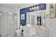 Bathroom with a vanity and walk-in shower at 531 Las Fuentes Dr, Kissimmee, FL 34746