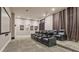 Community theater with reclining seats and projector at 531 Las Fuentes Dr, Kissimmee, FL 34746