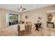 Comfortable living room with sliding doors leading to patio at 5933 Lake Victoria Dr, Lakeland, FL 33813