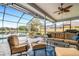 Relaxing pool and spa area with covered seating at 5933 Lake Victoria Dr, Lakeland, FL 33813