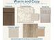 Warm interior design scheme featuring cabinets, countertops, wall tile, paint, and flooring options at 234 Turtle Bay Ave, Winter Haven, FL 33881