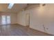 Dining room with vaulted ceiling, chandelier, and laminate flooring at 3940 Laurel Branch Dr, Lakeland, FL 33810