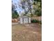 Backyard with shed and grassy area at 520 Green Cir, Fort Meade, FL 33841