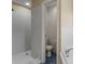 Bathroom features shower and toilet in a separate room at 8183 Westmont Terrace Dr, Lakeland, FL 33810