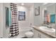 Simple bathroom with tub and shower at 1034 Corso Dr, Winter Haven, FL 33884