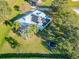 Home with solar panels, pool, and large yard at 111 Arbor Way, Auburndale, FL 33823