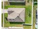 Aerial view of a single-Gathering home with a large backyard at 1655 Laurel Oaks Dr, Bartow, FL 33830
