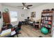 Spacious bedroom with a drum set, keyboard, and ample storage at 1655 Laurel Oaks Dr, Bartow, FL 33830