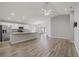 Modern kitchen with stainless steel appliances and island at 416 Monticelli Dr, Haines City, FL 33844