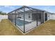 Screened-in pool offers a private oasis at 416 Monticelli Dr, Haines City, FL 33844
