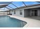 Inviting screened-in pool with ample deck space at 416 Monticelli Dr, Haines City, FL 33844