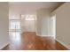 Bright and airy entryway with hardwood floors and double doors at 5545 Harrells Nursery Rd, Lakeland, FL 33812