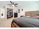 Spacious bedroom with large closet and ceiling fan at 7405 Havenwood Dr, Lakeland, FL 33810