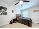 Bedroom with double bed and ceiling fan at 7405 Havenwood Dr, Lakeland, FL 33810