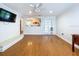 Comfortable living room with hardwood floors and a cozy seating area at 7405 Havenwood Dr, Lakeland, FL 33810