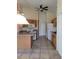 Kitchen with wood cabinets, and tile floor at 8052 Sugar Pine Blvd, Lakeland, FL 33810
