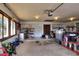 Spacious garage with ample storage and room for workshop at 1118 Cypress W Pt, Winter Haven, FL 33884