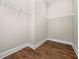 Spacious closet with wire shelving and wood flooring at 234 Laynewade Rd, Polk City, FL 33868