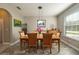 Formal dining room with wood table and chairs at 252 Magneta Loop, Auburndale, FL 33823