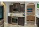 Kitchen with stainless steel appliances and granite countertops at 252 Magneta Loop, Auburndale, FL 33823