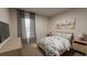 bedroom with truck-themed bedding and wood furniture at 3146 Laurel Oak Ln, Winter Haven, FL 33884