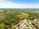 Aerial view showing home's location in a residential area at 32334 Oak Park Dr, Leesburg, FL 34748
