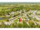Aerial view showing home's location in a residential area at 32334 Oak Park Dr, Leesburg, FL 34748