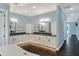 Bathroom with double vanity, plenty of storage and a free standing tub at 3960 Laurel Se Ave, Lakeland, FL 33812