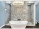 Spa-like bathroom with a large soaking tub and double shower at 3960 Laurel Se Ave, Lakeland, FL 33812