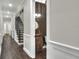 Unique bathroom with a barrel sink and dark wallcovering at 3960 Laurel Se Ave, Lakeland, FL 33812