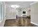 Spacious entryway with hardwood floors and views into the living room at 3960 Laurel Se Ave, Lakeland, FL 33812