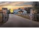 Luxury home with gated entry and metal accents at 3960 Laurel Se Ave, Lakeland, FL 33812
