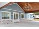 Covered entry with a large chandelier at 3960 Laurel Se Ave, Lakeland, FL 33812