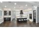 Modern kitchen with white cabinets and large island at 3960 Laurel Se Ave, Lakeland, FL 33812